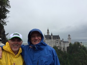 Phil and Mikey at the Neuschwanstein Castle overlook