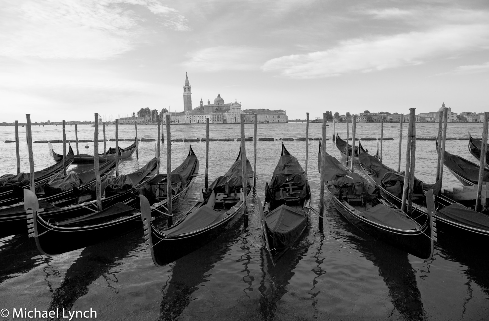 Gondolas on the Grand Canal