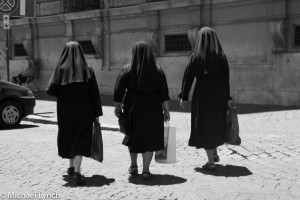Nuns shopping