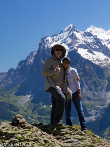 Mike and Veronica on the Swiss Alps Hike