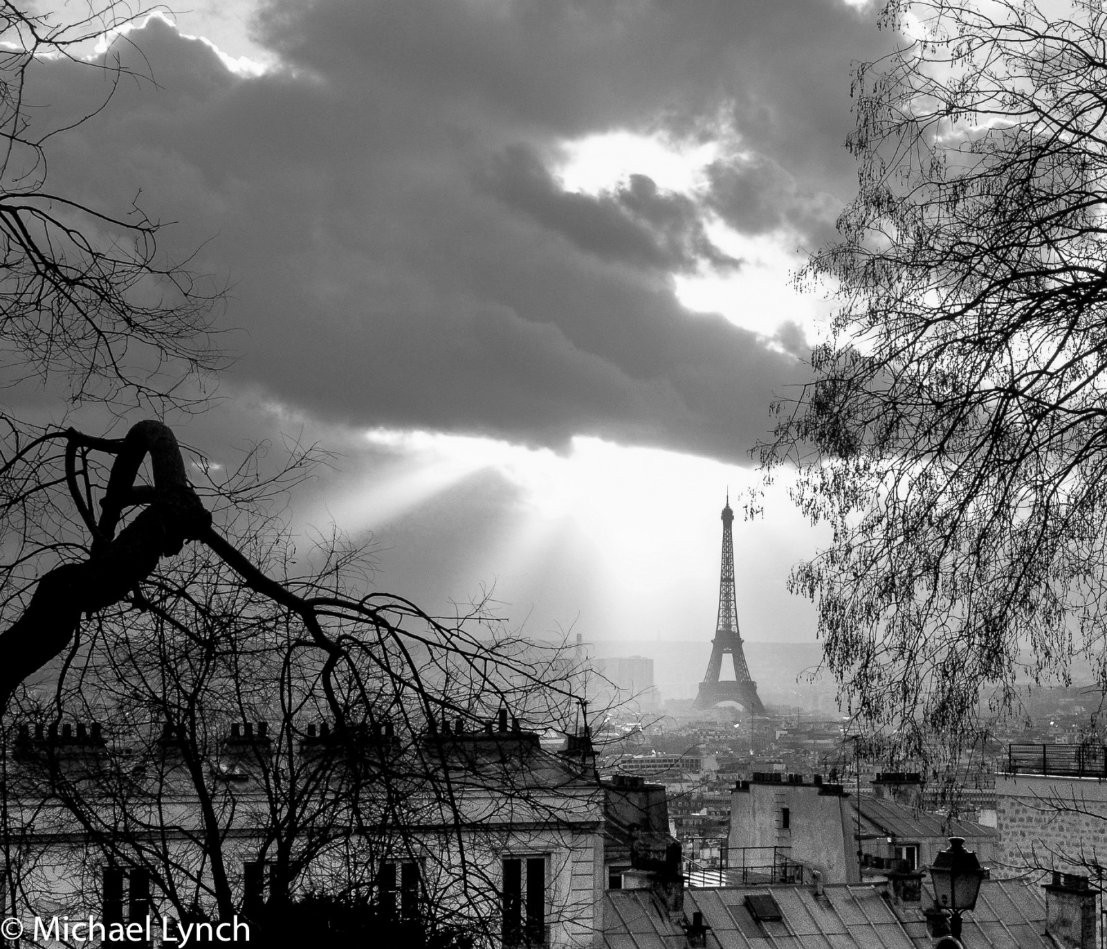 Paris from Montemartre December 2007